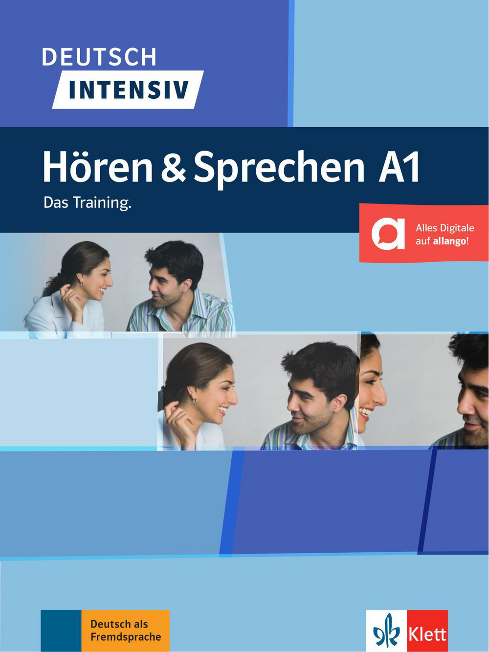 Vorderes Coverbild Deutsch Hören und Sprechen A1. Das Training