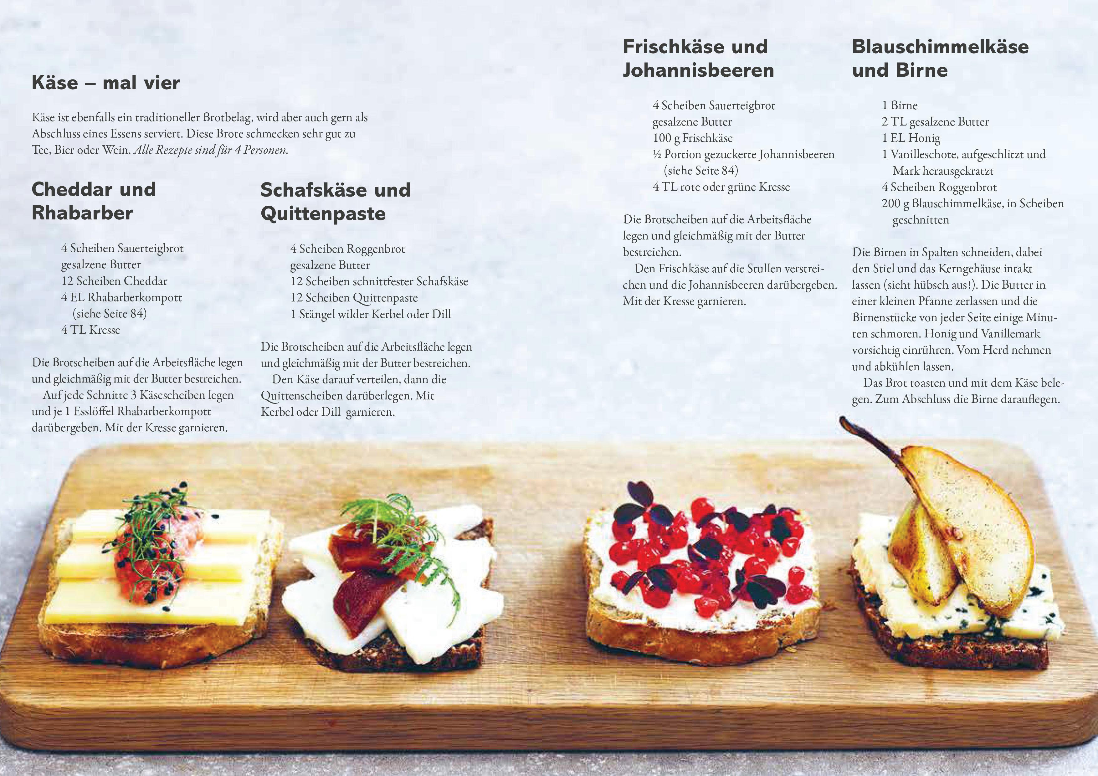 Beispielinhalt (Bild) Dick aufgetragen: Neue Ideen für belegte Brote