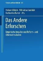 Vorderes Coverbild Das Andere Erforschen