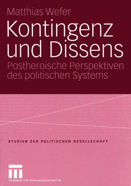 Vorderes Coverbild Kontingenz und Dissens