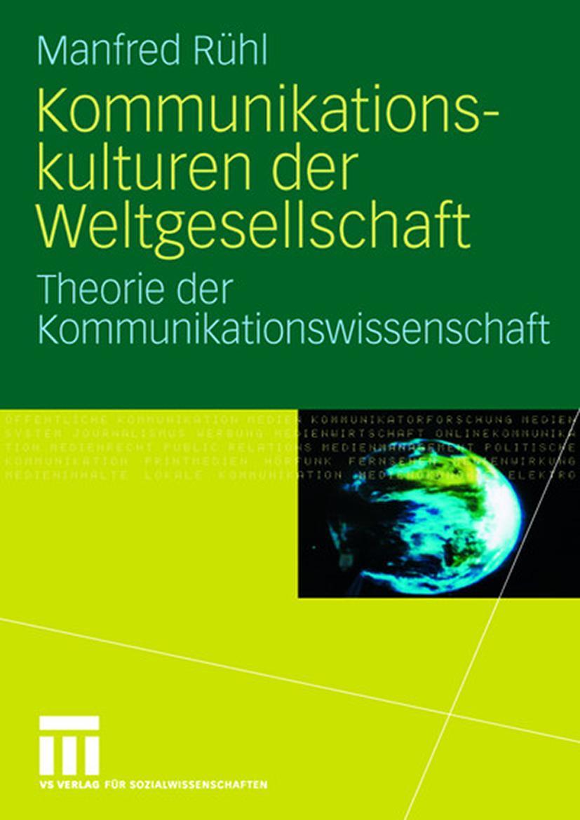 Vorderes Coverbild Kommunikationskulturen der Weltgesellschaft