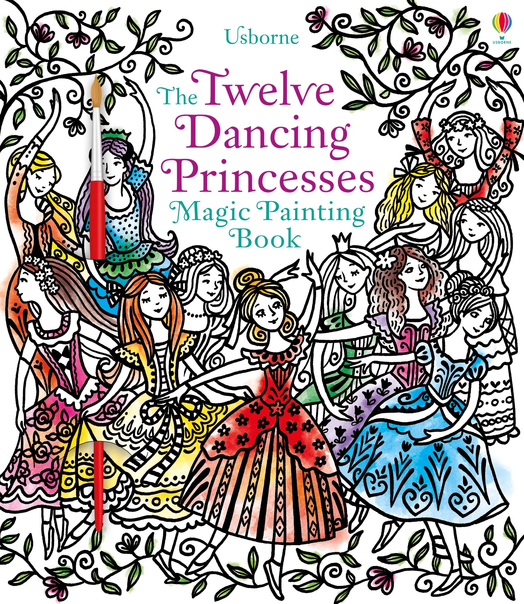 Vorderes Coverbild Twelve Dancing Princesses Magic Painting Book