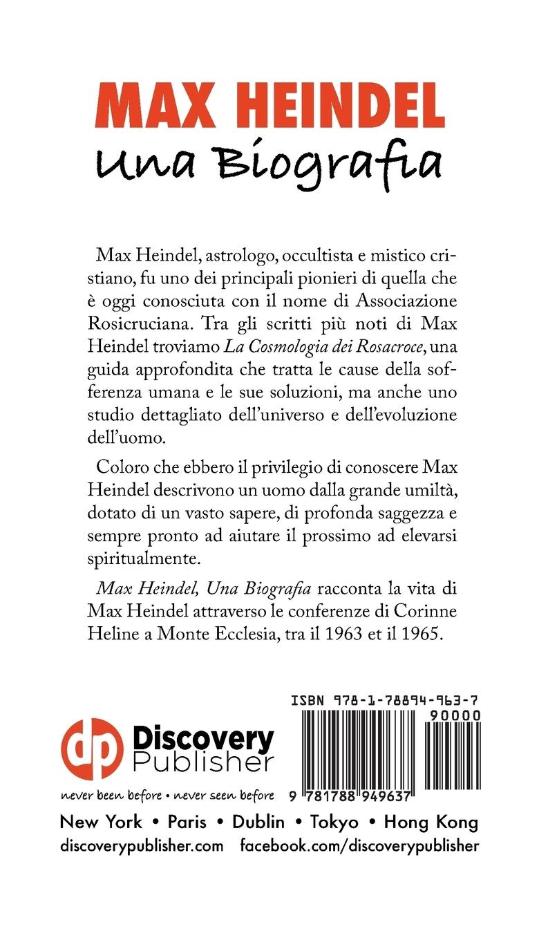 Rückseitencover Max Heindel