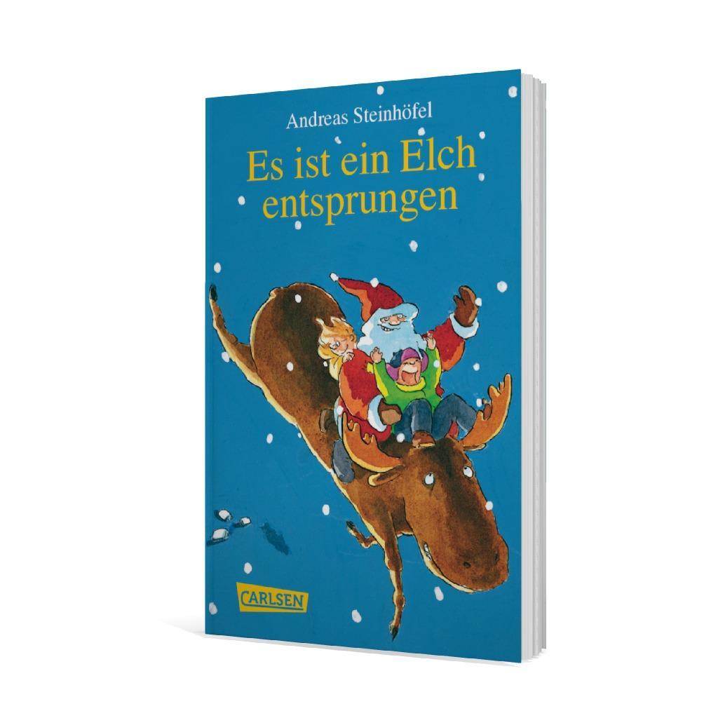 Beispielinhalt (Bild) Es ist ein Elch entsprungen