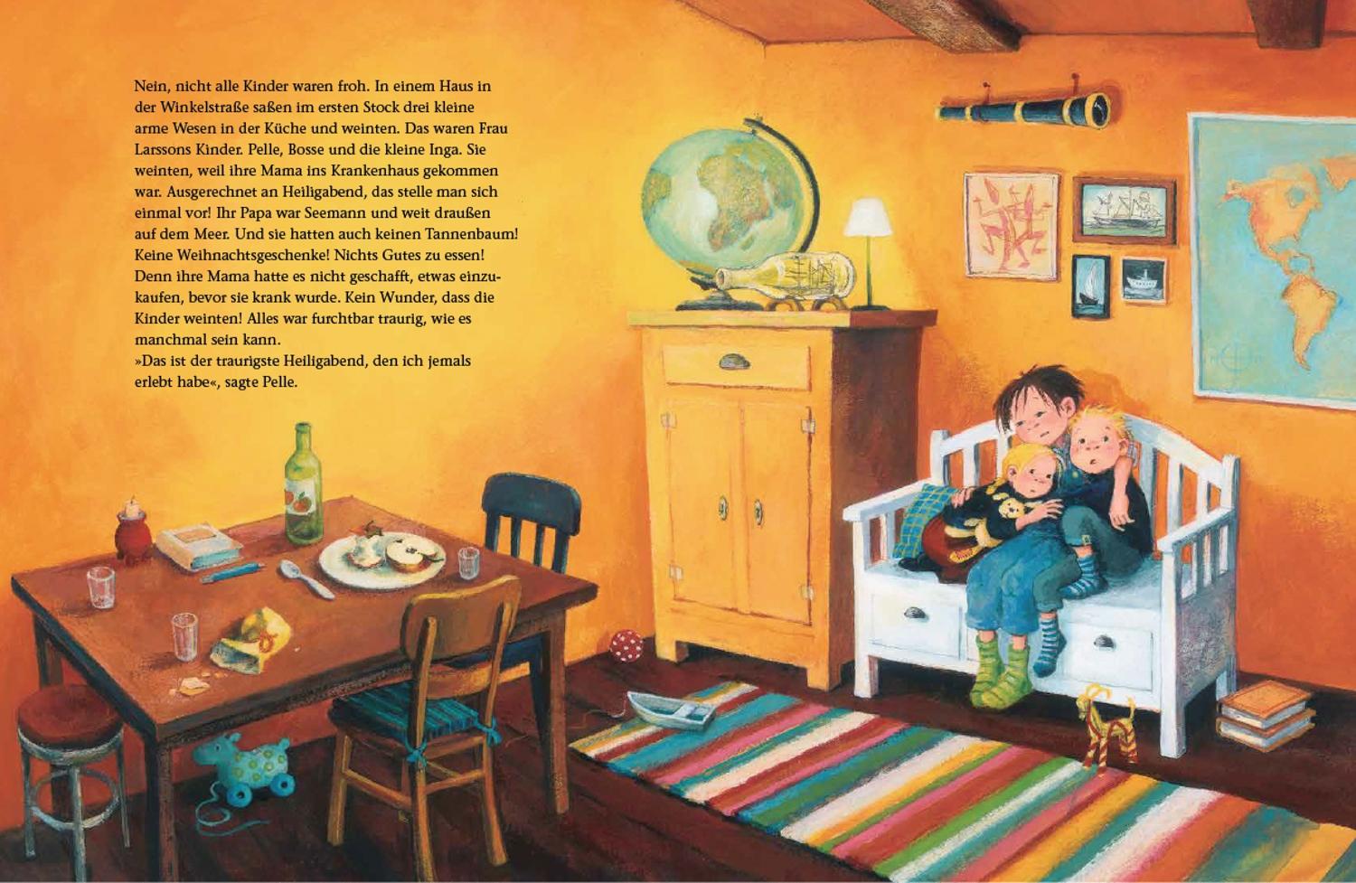 Beispielinhalt (Bild) Pippi Langstrumpf feiert Weihnachten