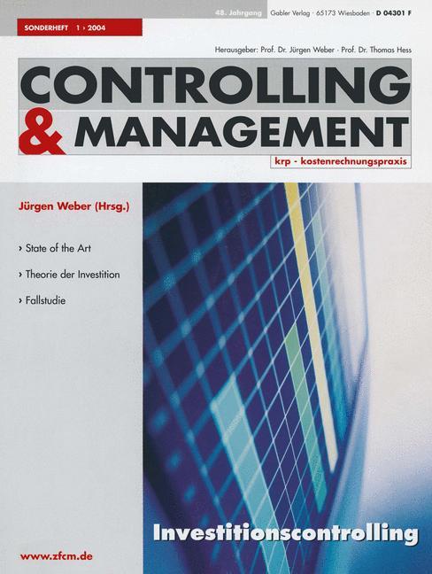 Vorderes Coverbild Investitionscontrolling