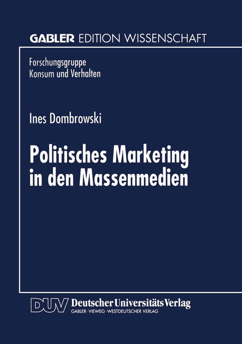 Vorderes Coverbild Politisches Marketing in den Massenmedien