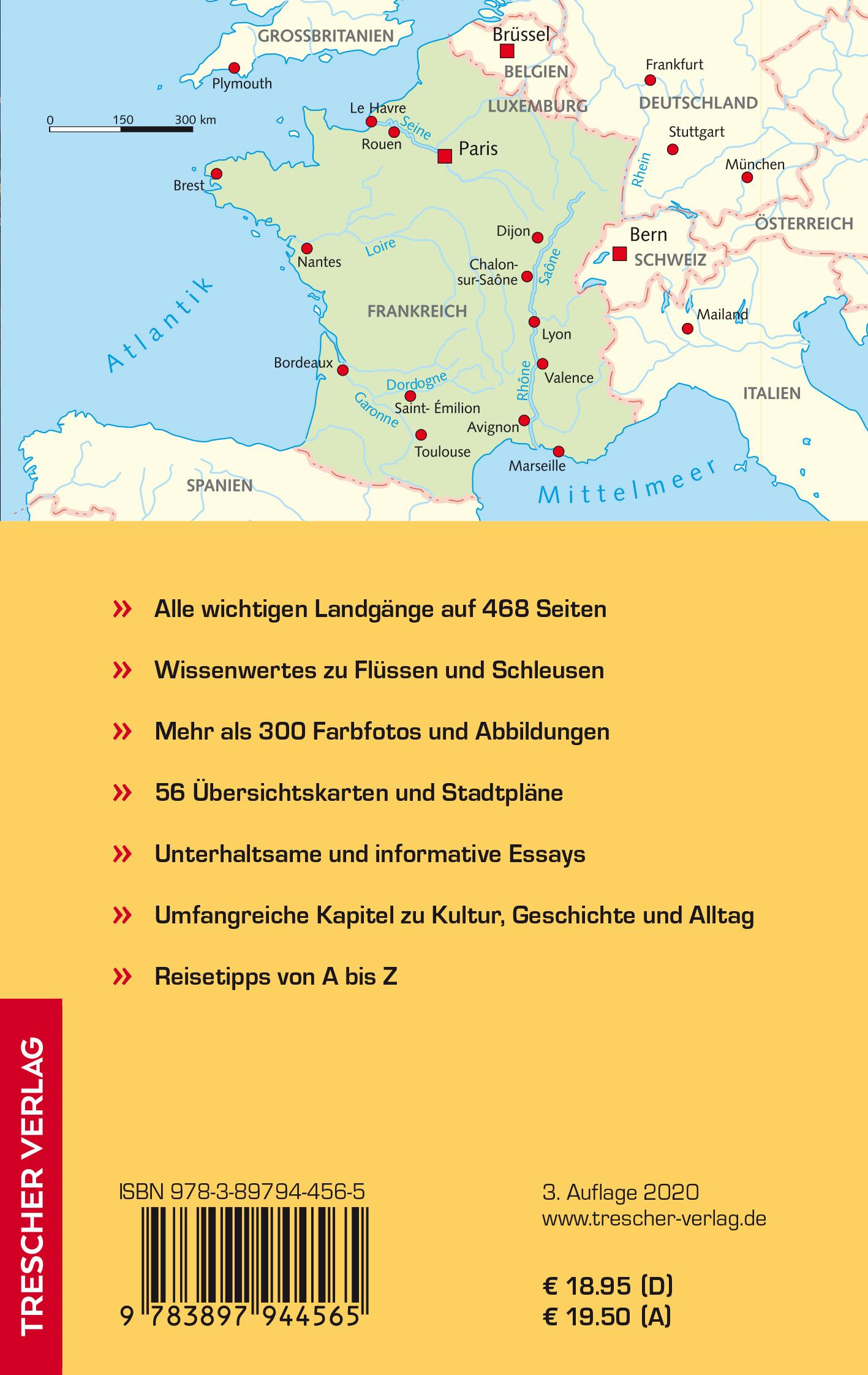 Rückseitencover Reiseführer Flusskreuzfahrten Frankreich