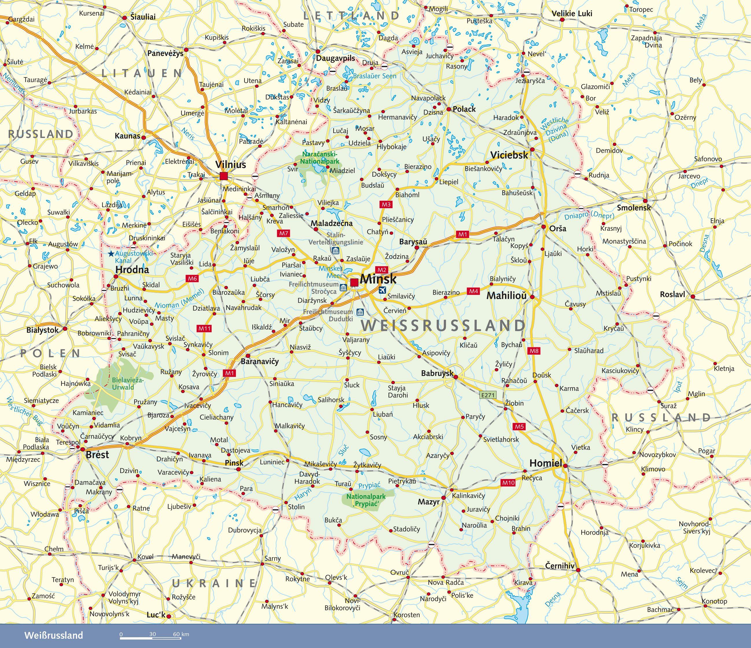 Beispielinhalt (Bild) Reiseführer Weißrussland