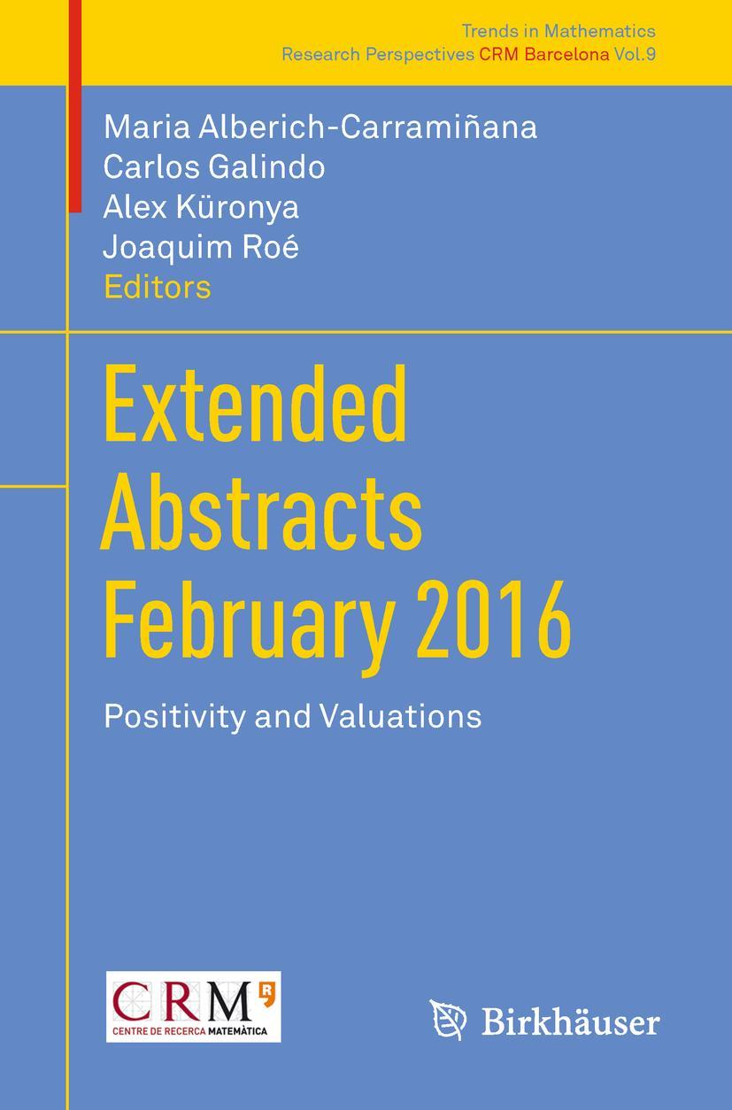 Vorderes Coverbild Extended Abstracts February 2016