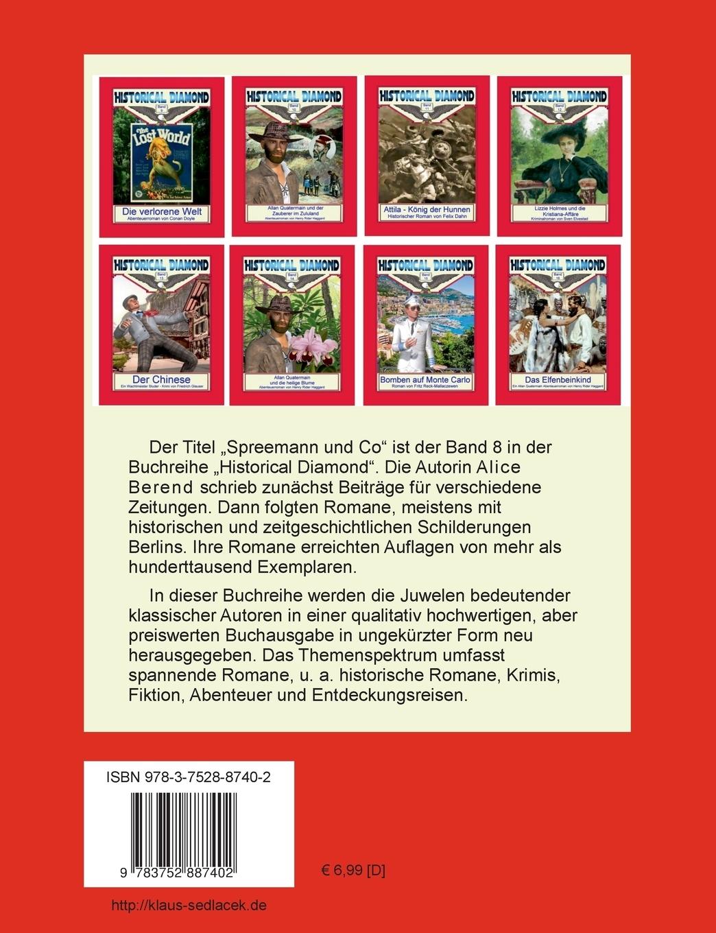 Rückseitencover Spreemann und Co