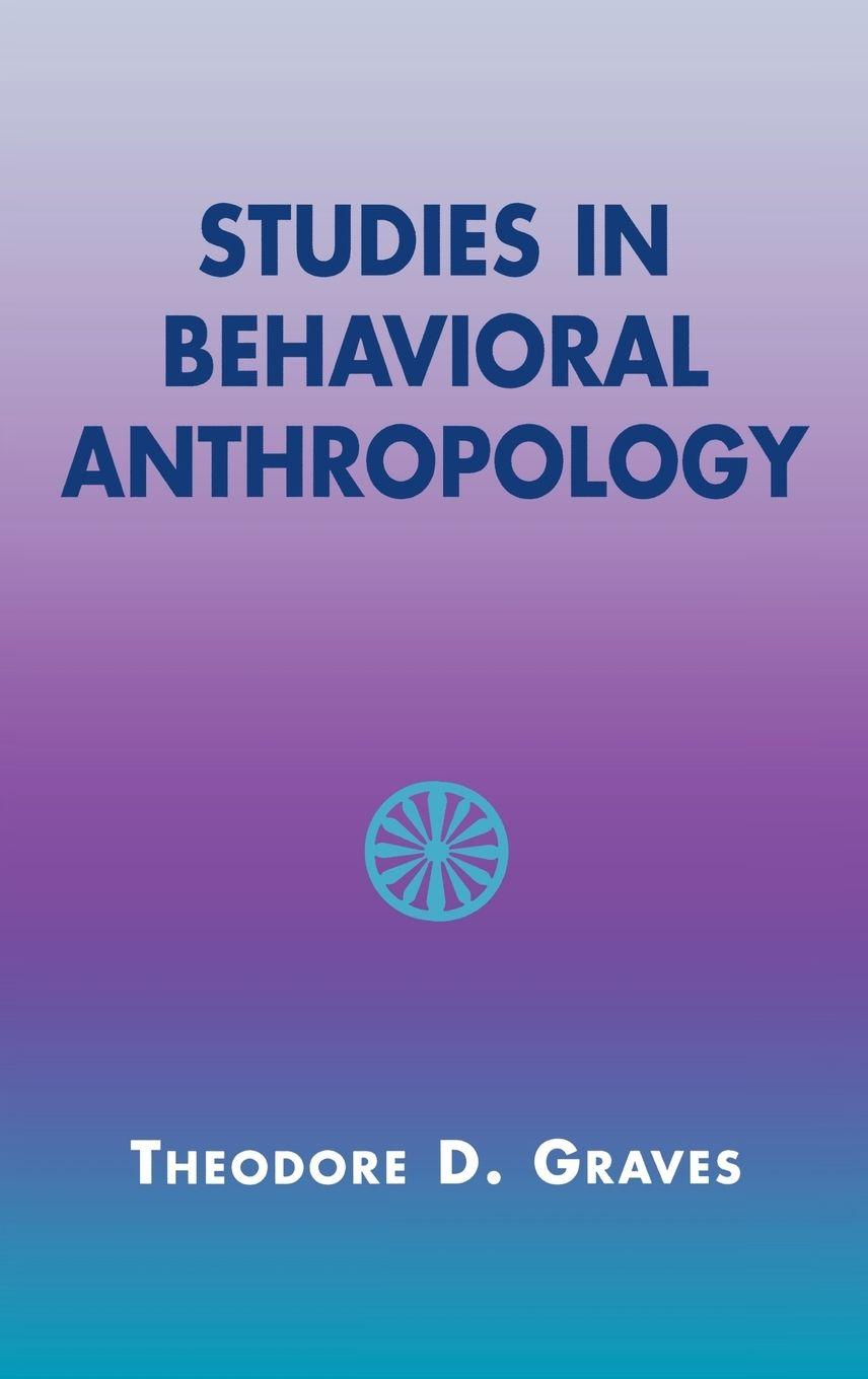Vorderes Coverbild Studies in Behavioral Anthropology