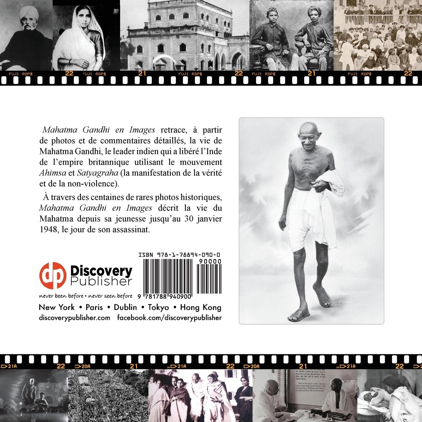Rückseitencover Mahatma Gandhi en Images