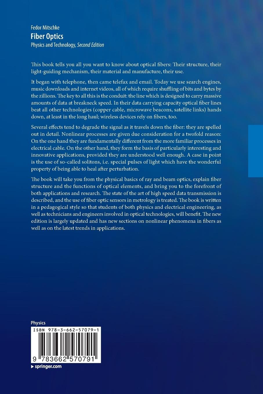 Rückseitencover Fiber Optics