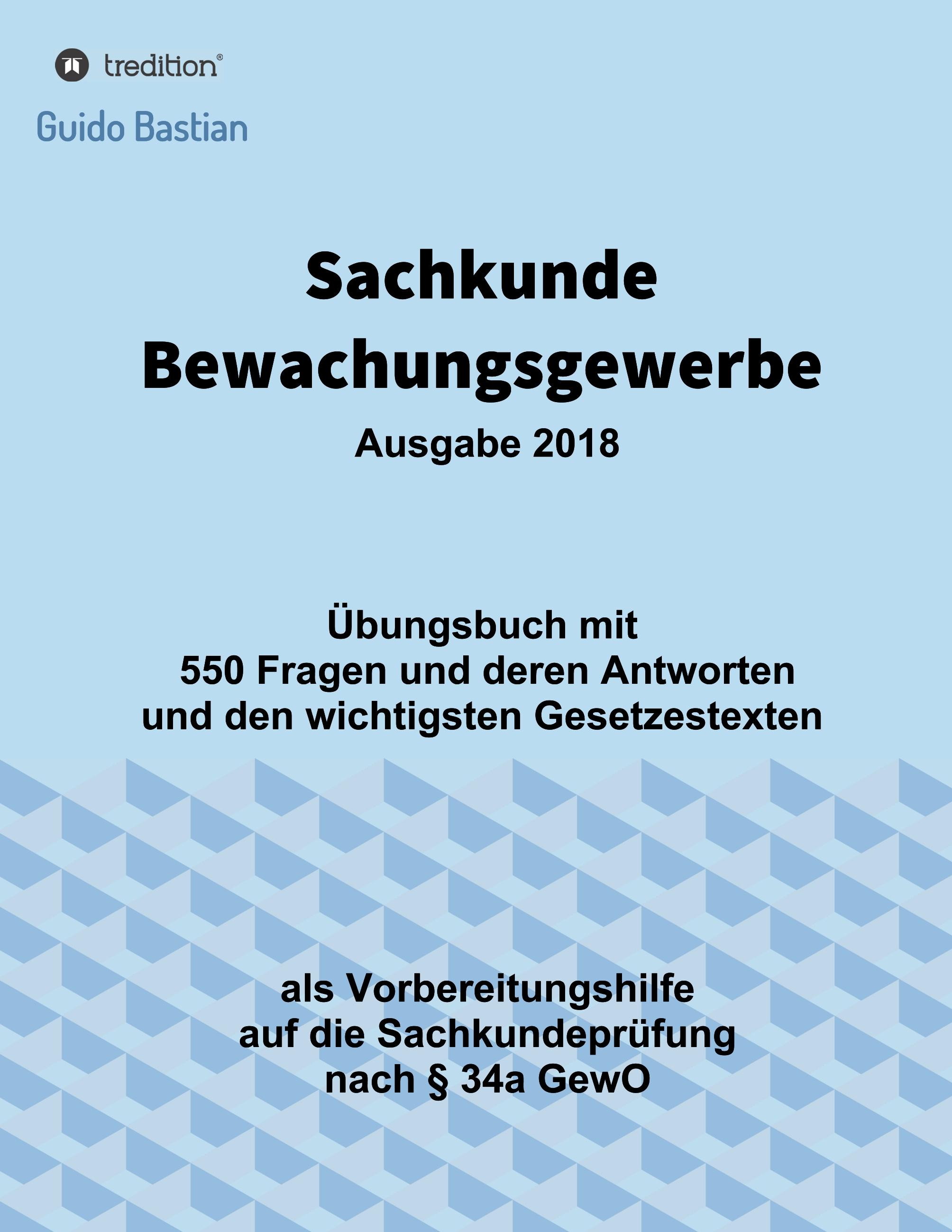 Vorderes Coverbild Sachkunde Bewachungsgewerbe