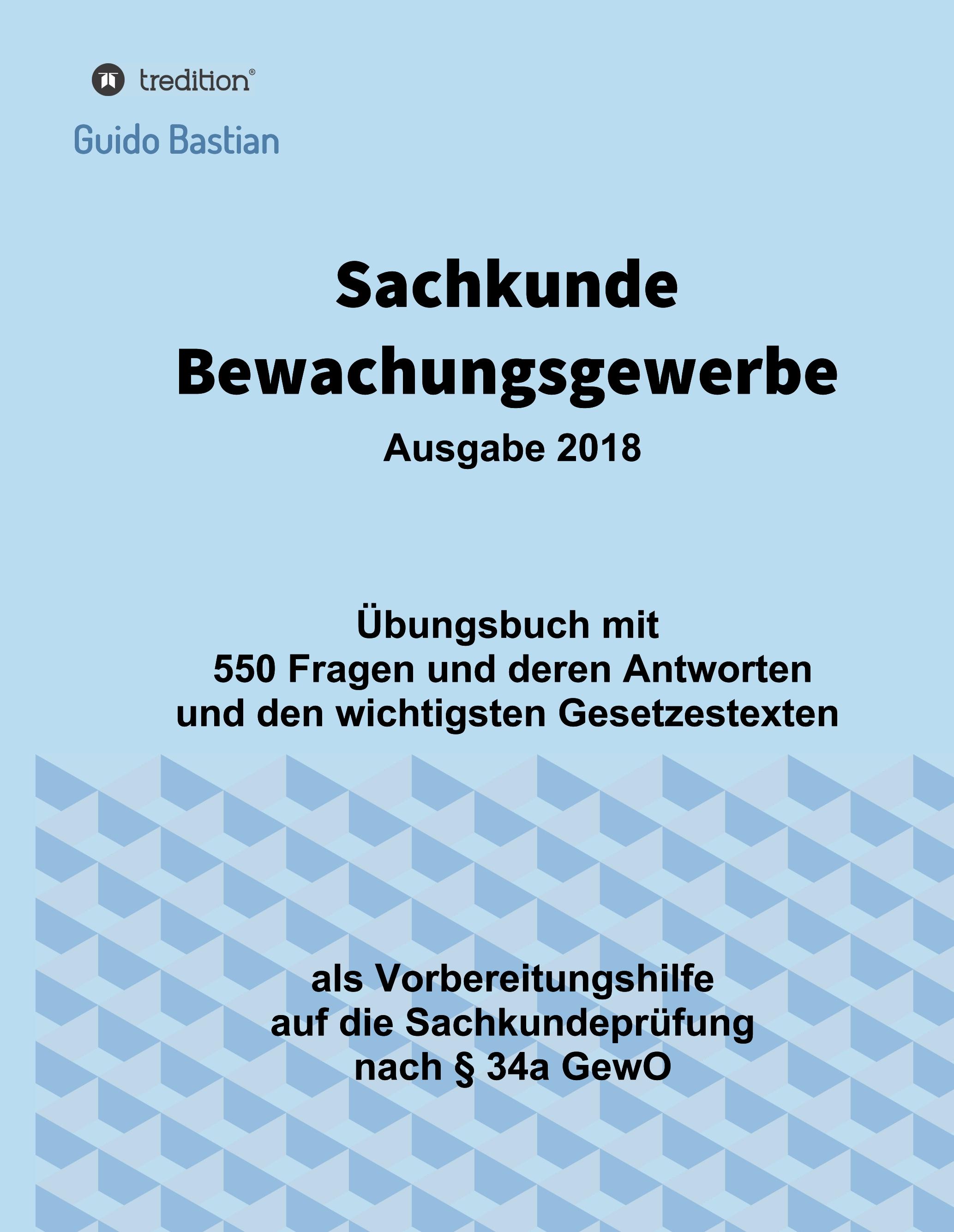 Vorderes Coverbild Sachkunde Bewachungsgewerbe