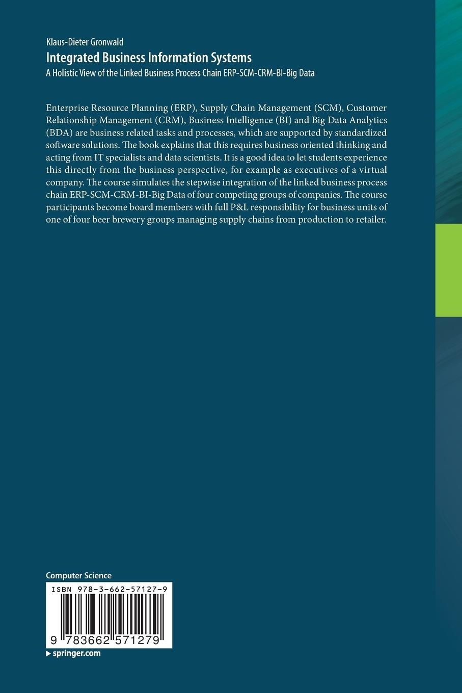 Rückseitencover Integrated Business Information Systems