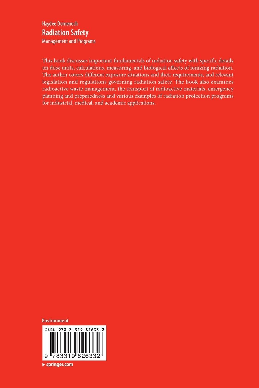Rückseitencover Radiation Safety
