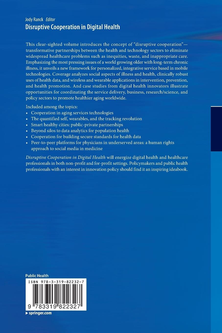 Rückseitencover Disruptive Cooperation in Digital Health