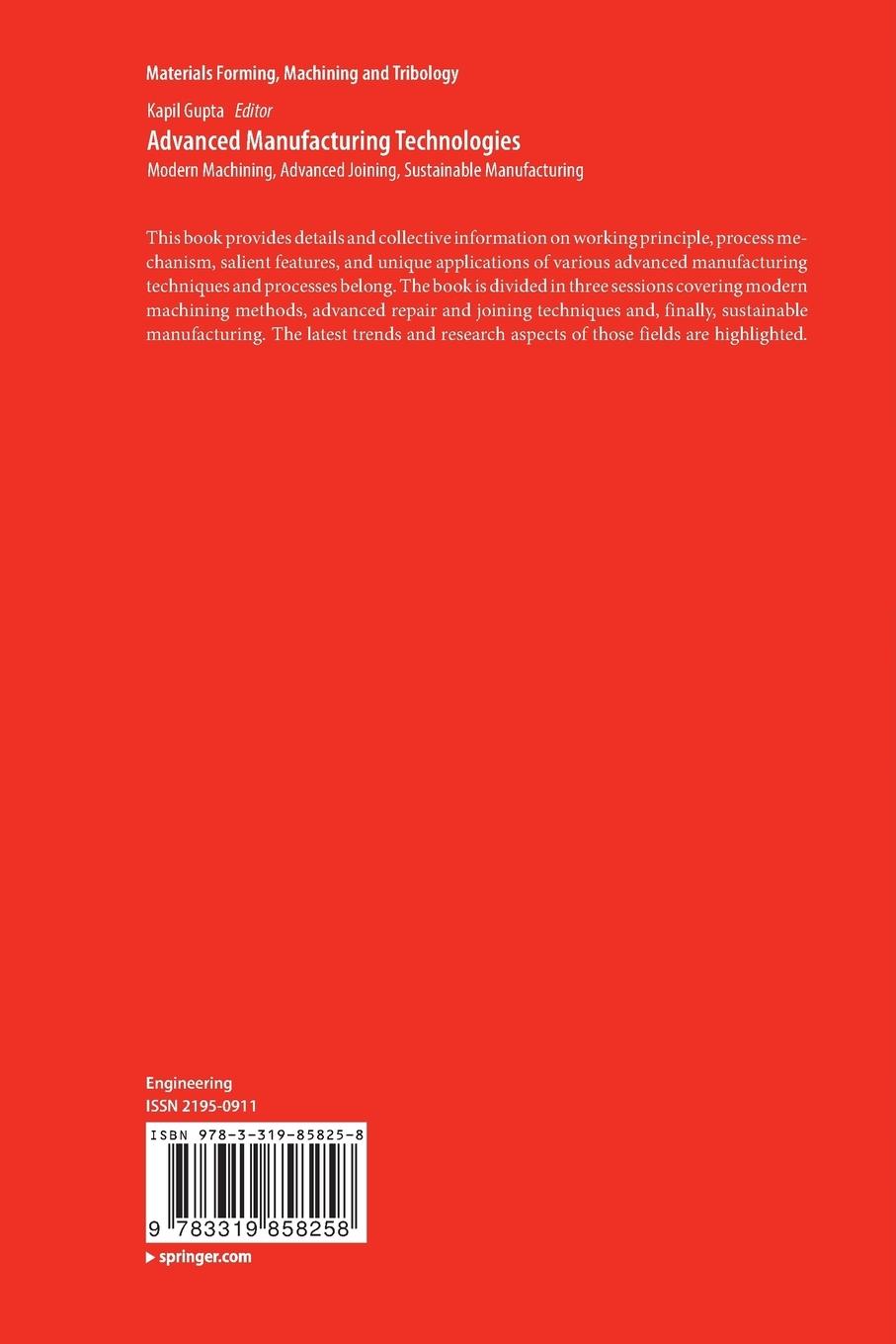 Rückseitencover Advanced Manufacturing Technologies