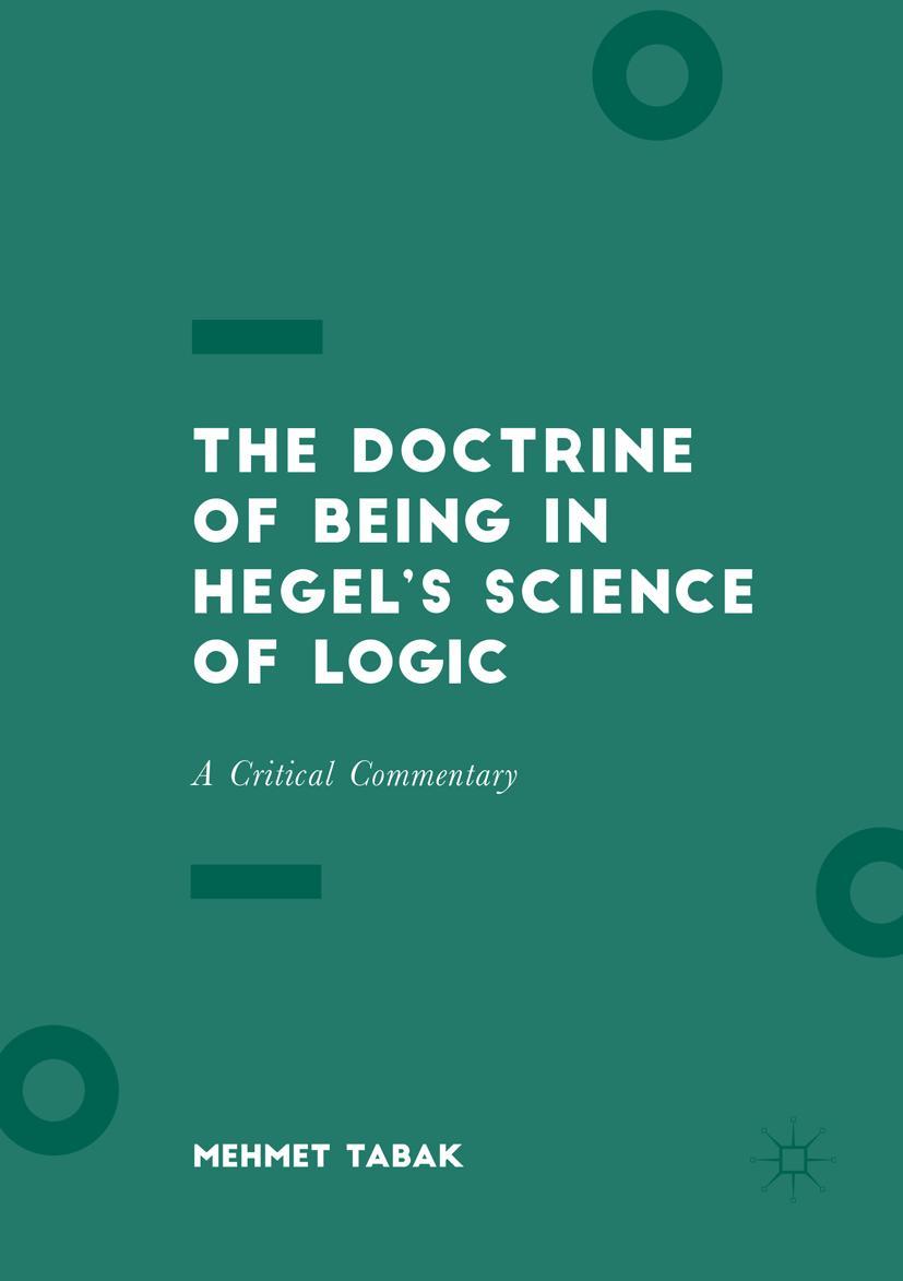 Vorderes Coverbild The Doctrine of Being in Hegel's Science of Logic