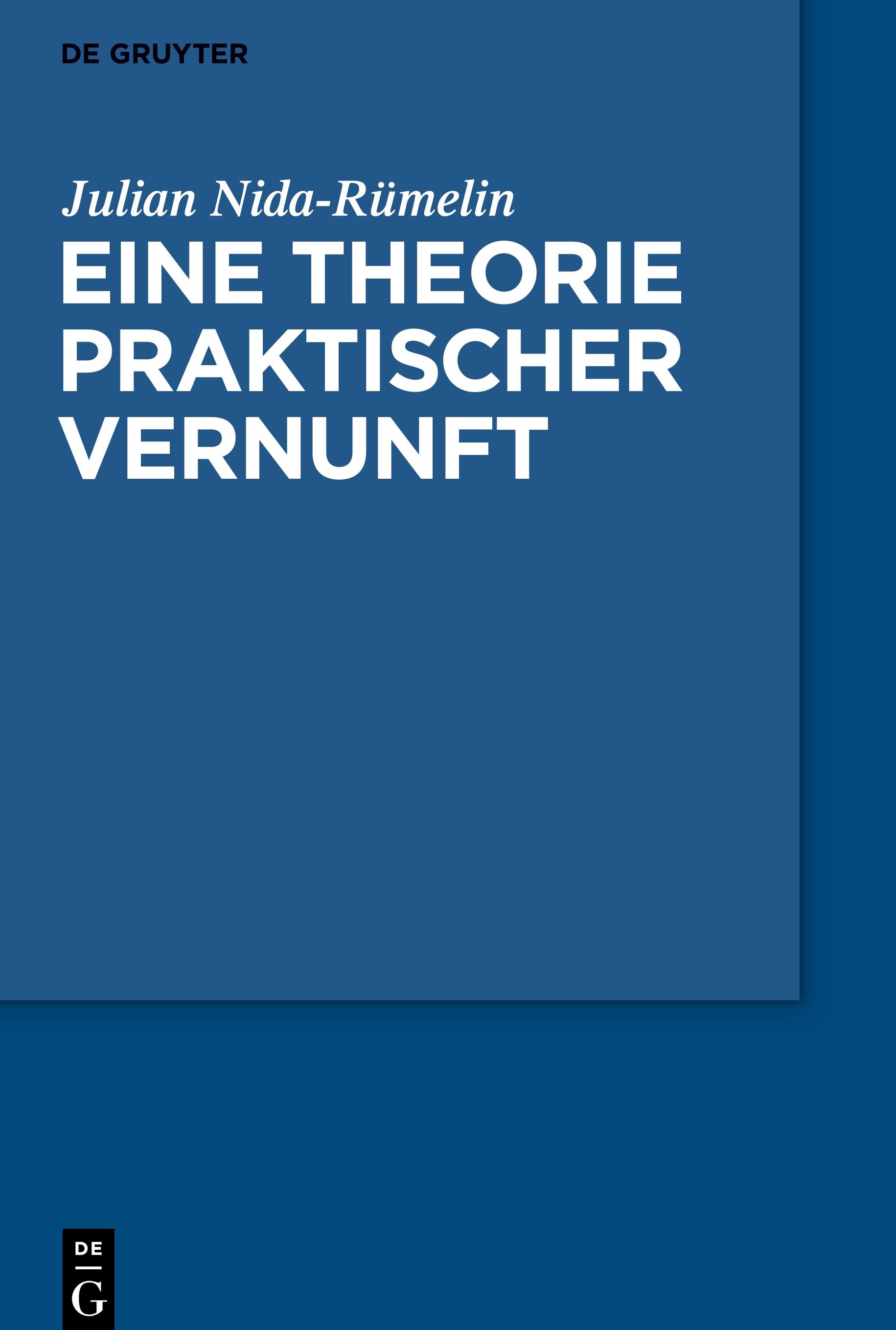 Vorderes Coverbild Eine Theorie praktischer Vernunft
