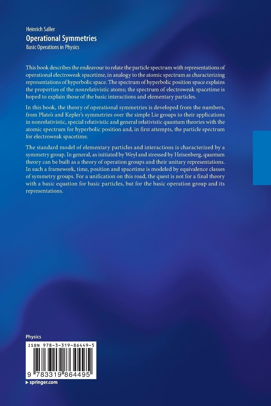 Rückseitencover Operational Symmetries