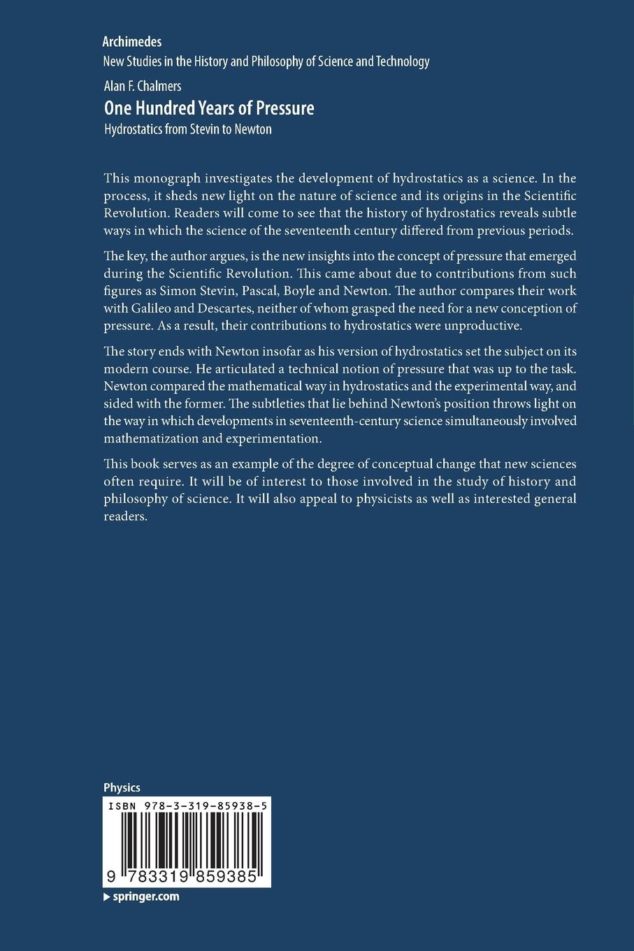 Rückseitencover One Hundred Years of Pressure