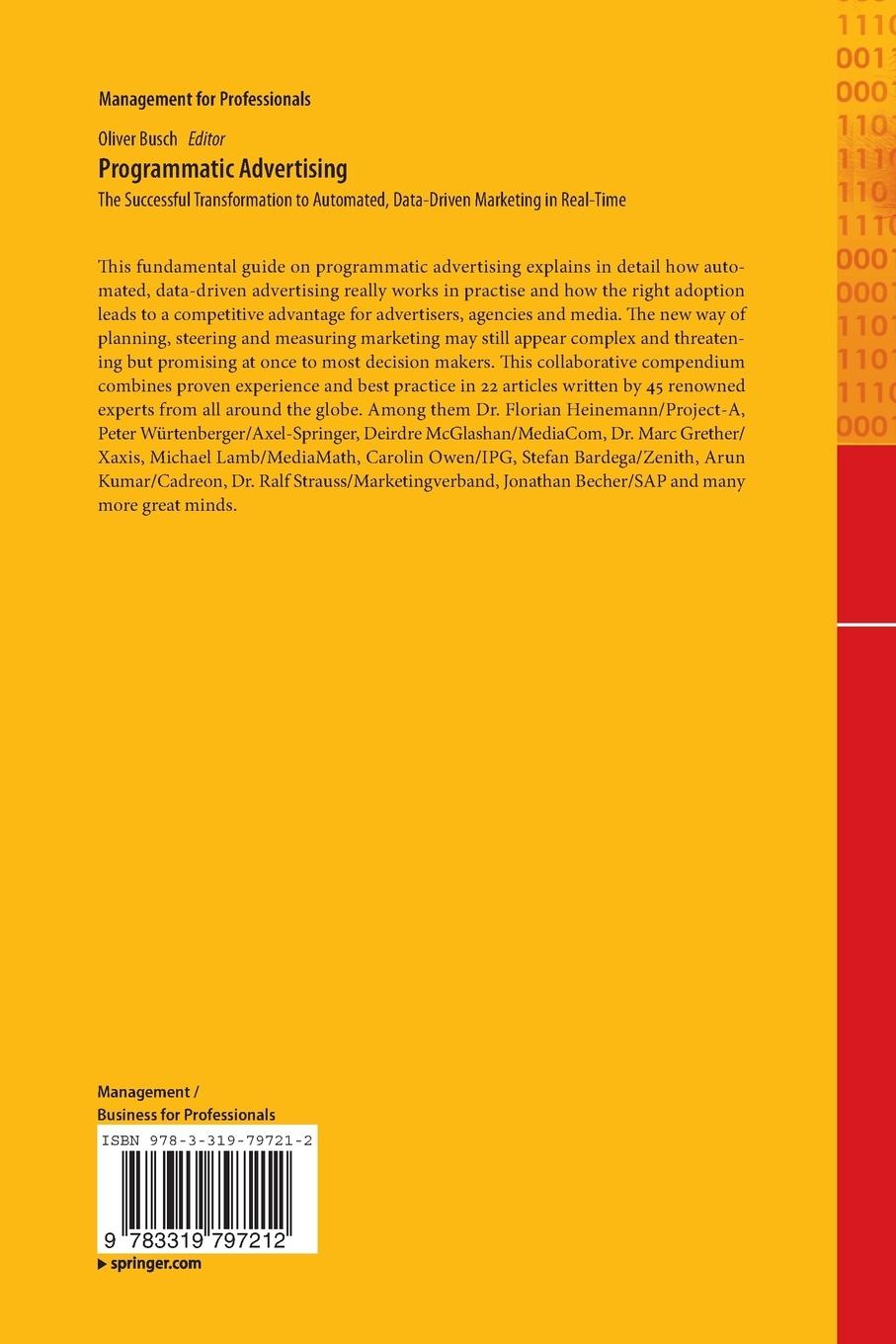 Rückseitencover Programmatic Advertising