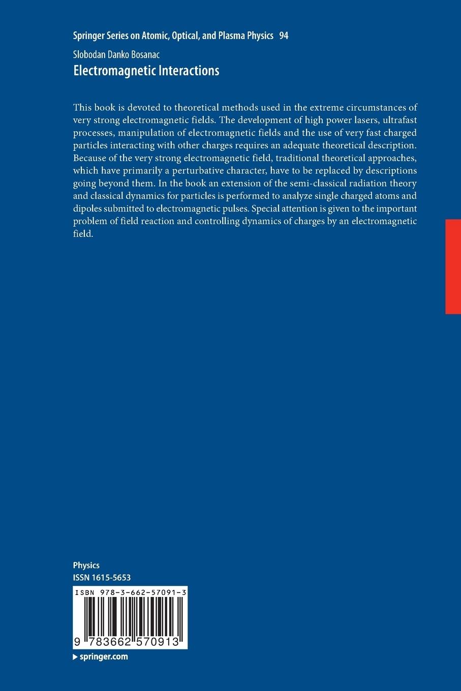 Rückseitencover Electromagnetic Interactions