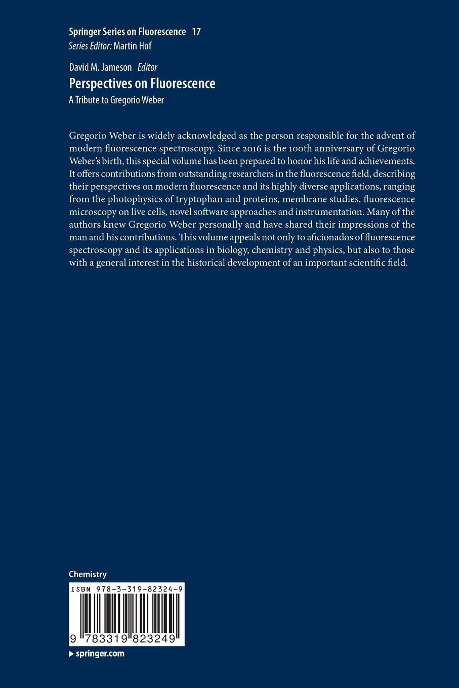 Rückseitencover Perspectives on Fluorescence