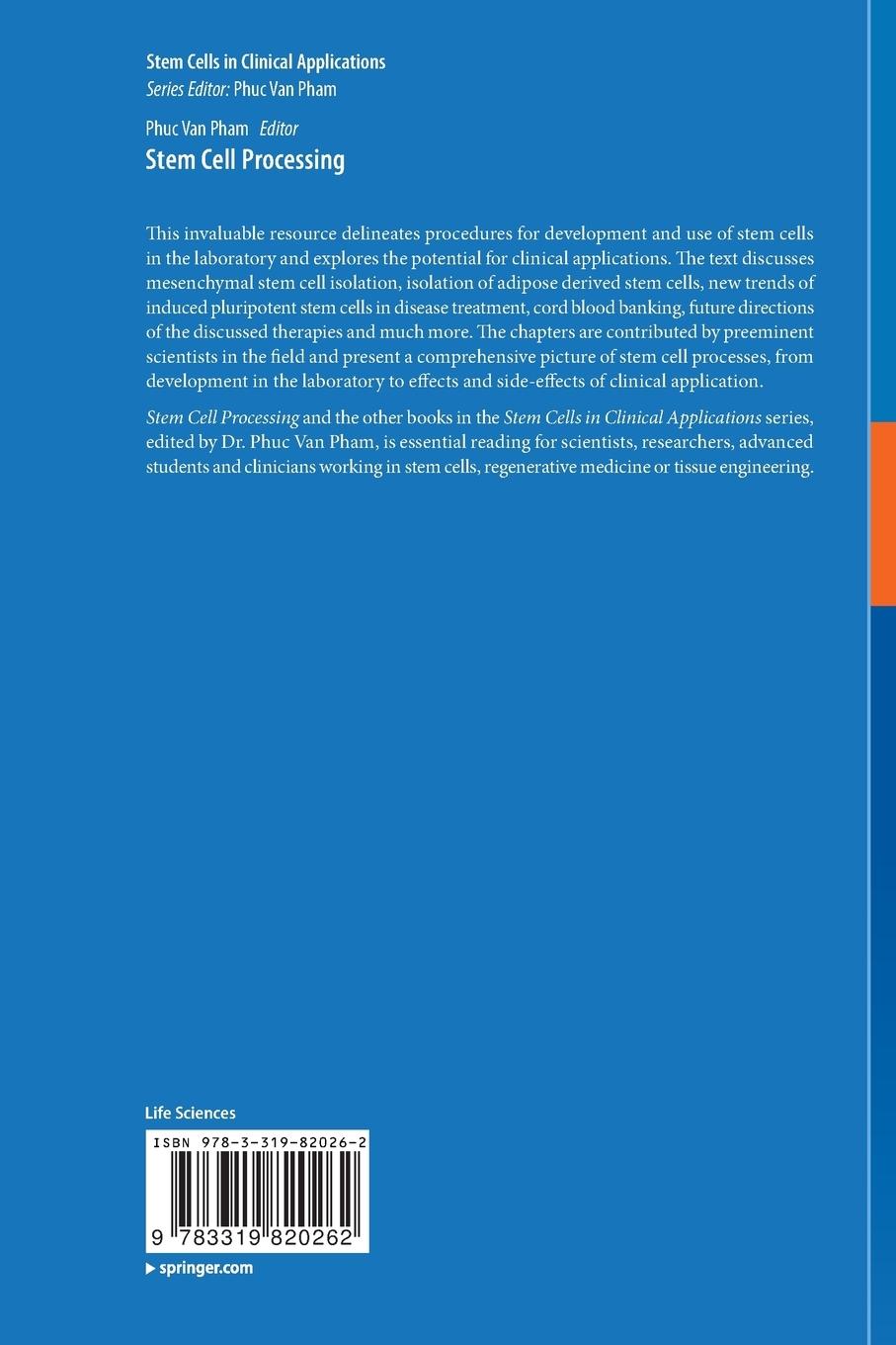 Rückseitencover Stem Cell Processing