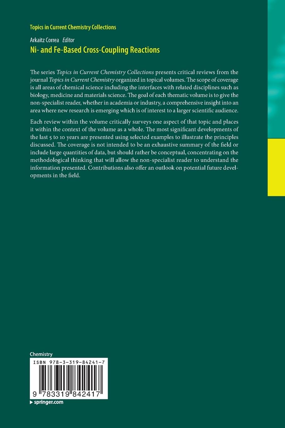 Rückseitencover Ni- and Fe-Based Cross-Coupling Reactions