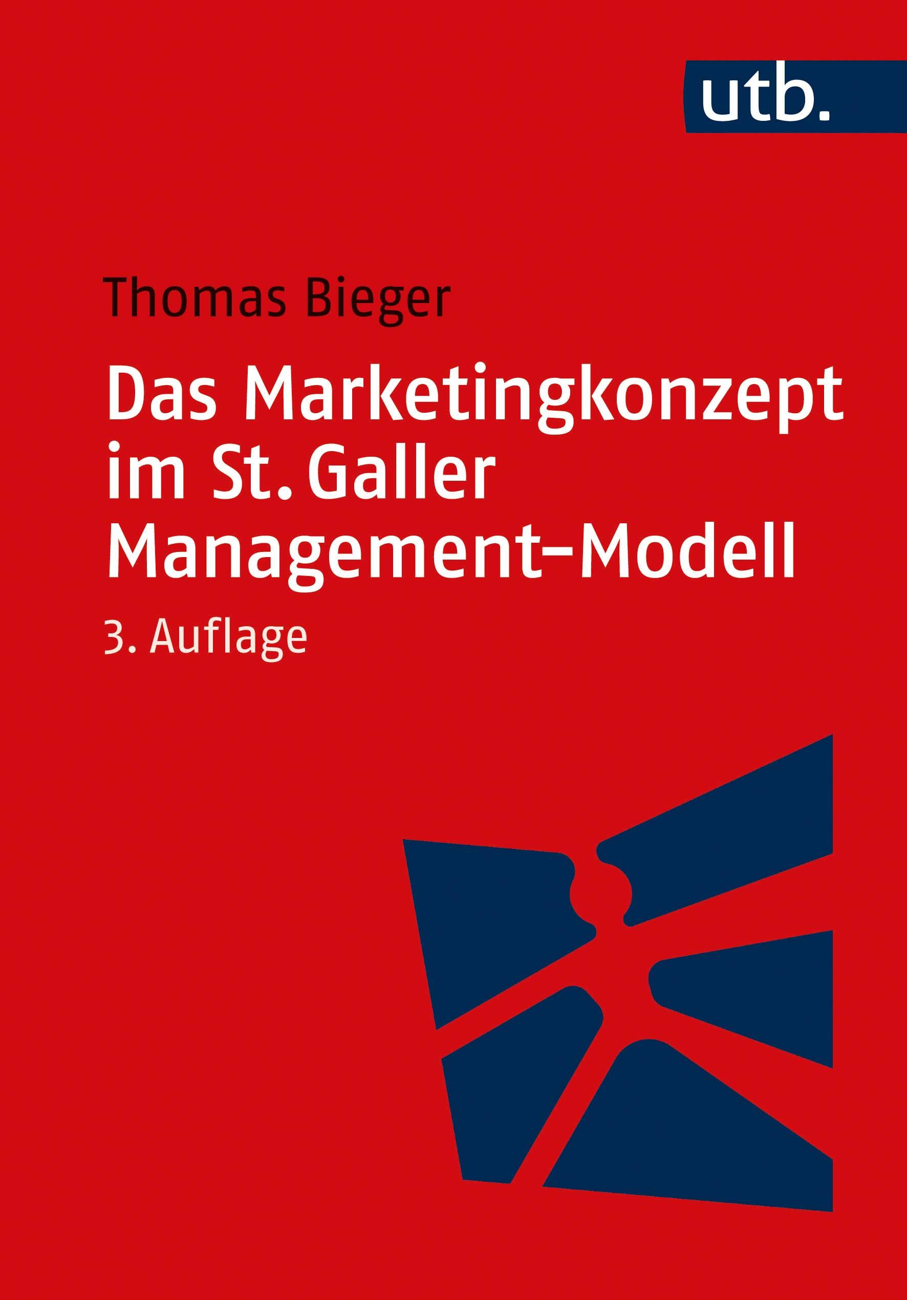 Vorderes Coverbild Das Marketingkonzept im St. Galler Management-Modell