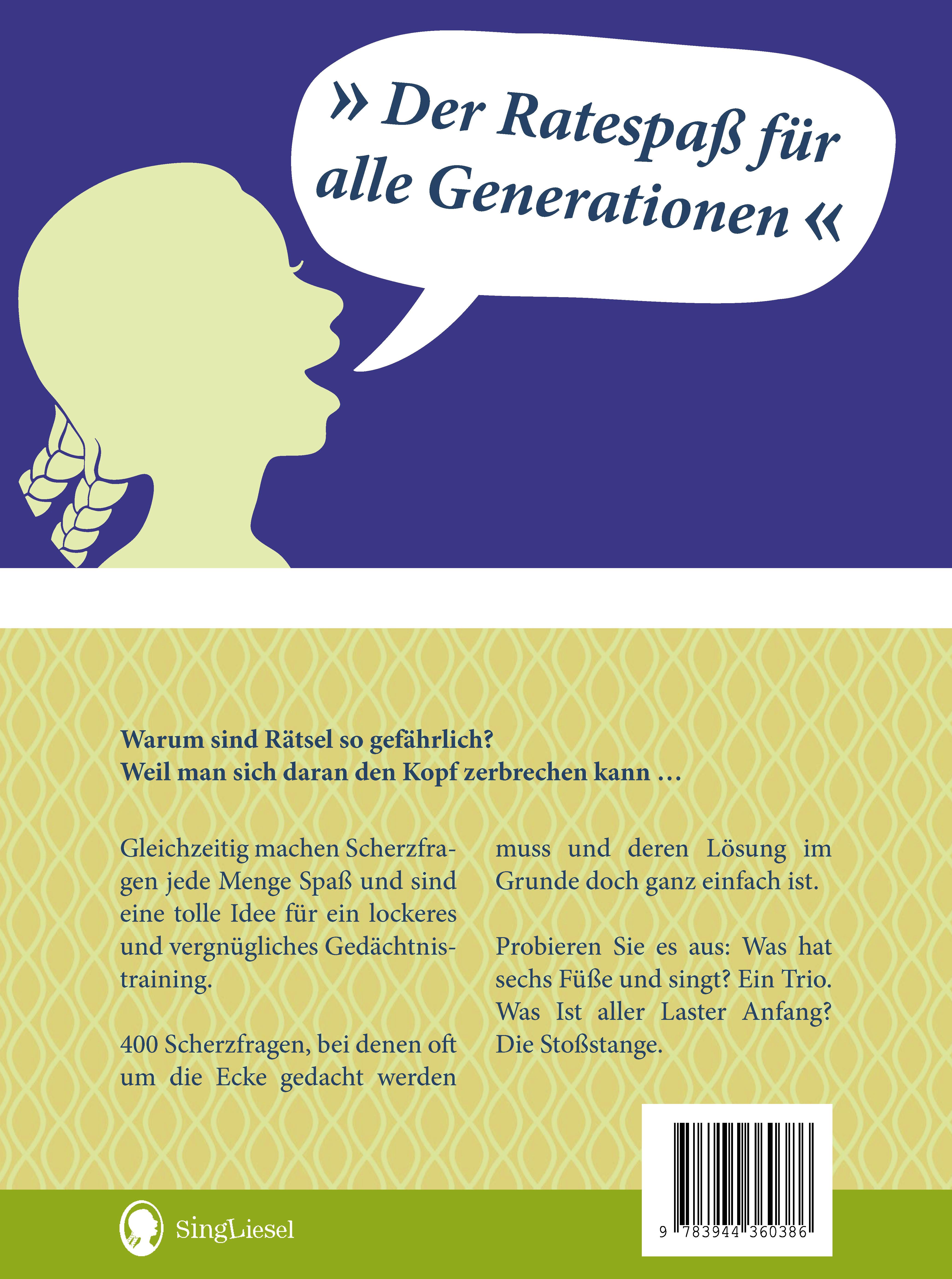 Beispielinhalt (Bild) Das große Scherzfragen-Quiz