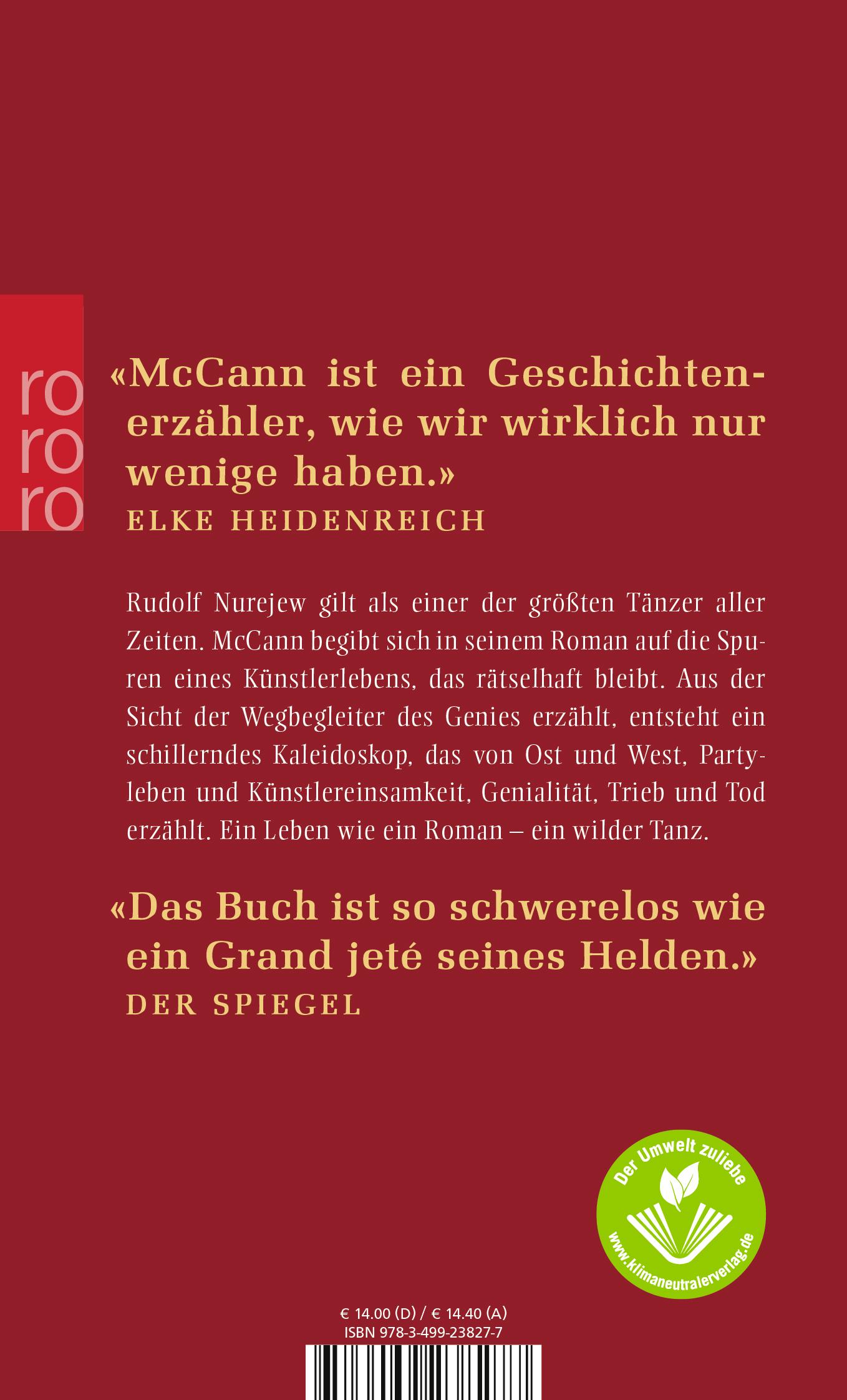 Rückseitencover Der Tänzer