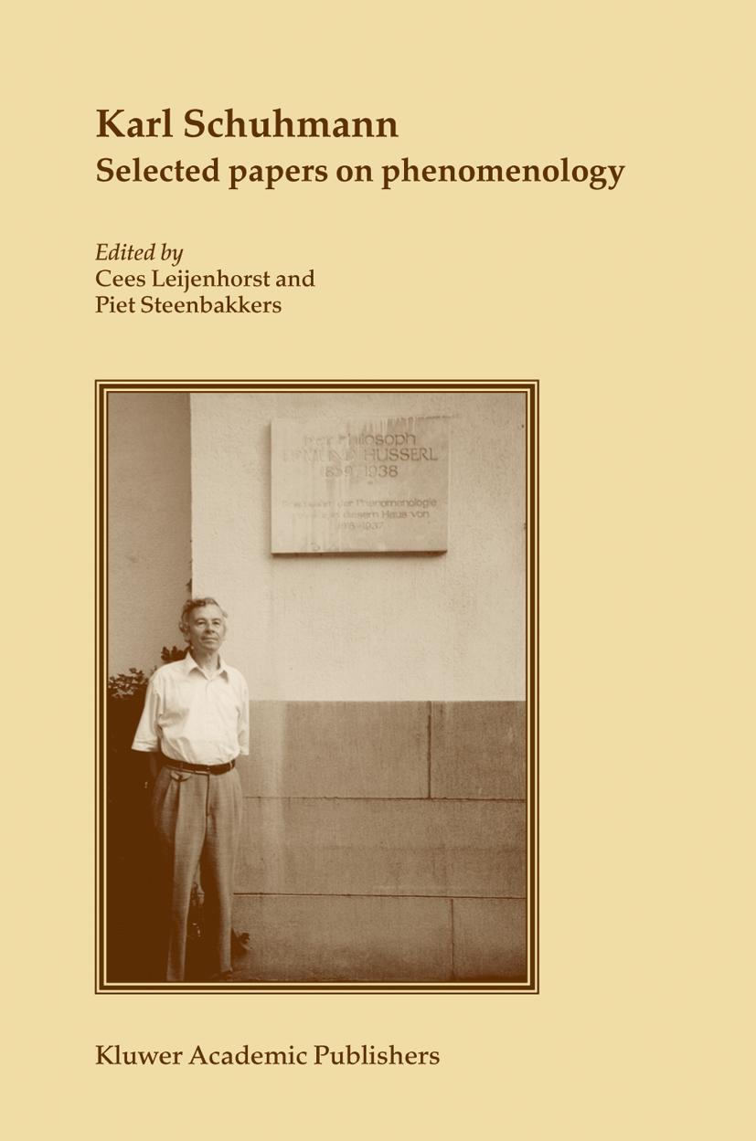 Vorderes Coverbild Karl Schuhmann, Selected Papers on Phenomenology