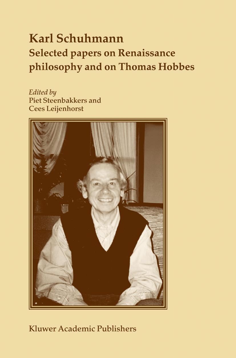 Vorderes Coverbild Selected papers on Renaissance philosophy and on Thomas Hobbes