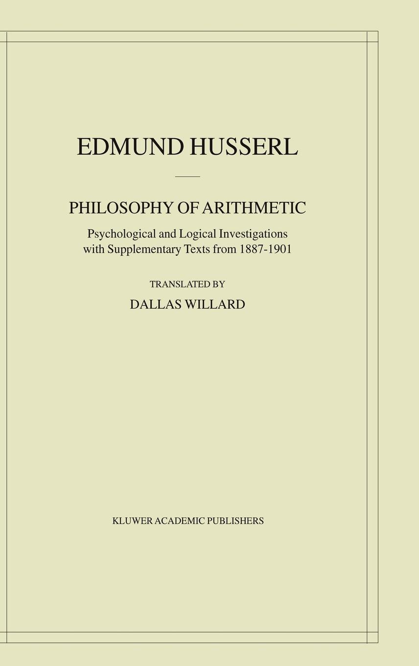 Vorderes Coverbild Philosophy of Arithmetic