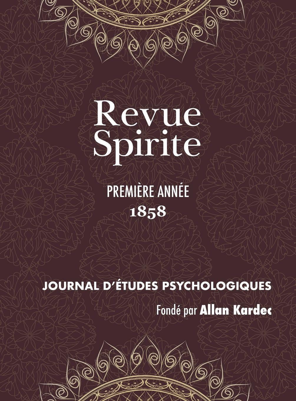 Vorderes Coverbild Revue Spirite (Année 1858 - première année)