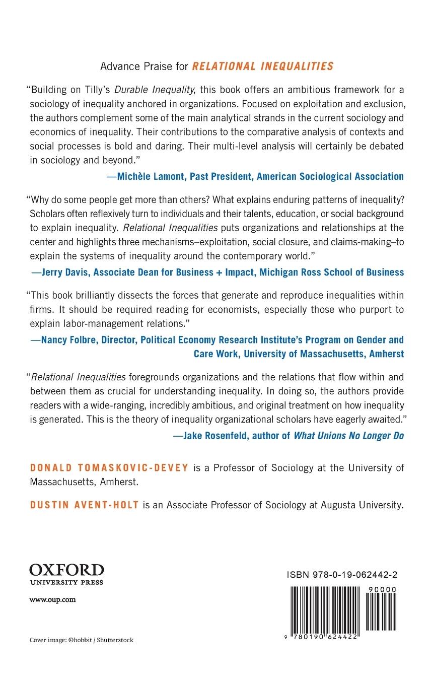 Rückseitencover Relational Inequalities