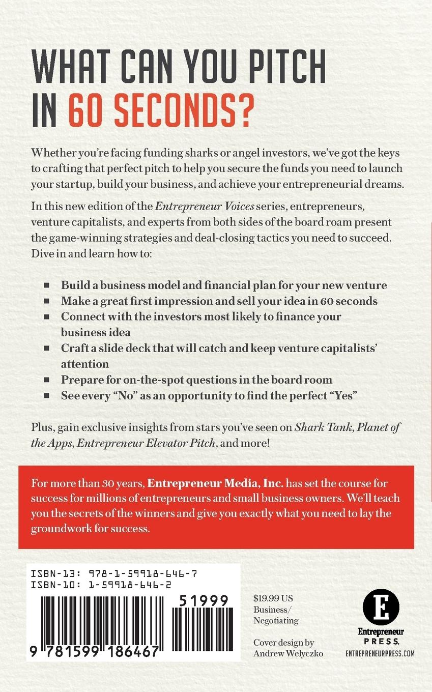 Rückseitencover Entrepreneur Voices on Elevator Pitches