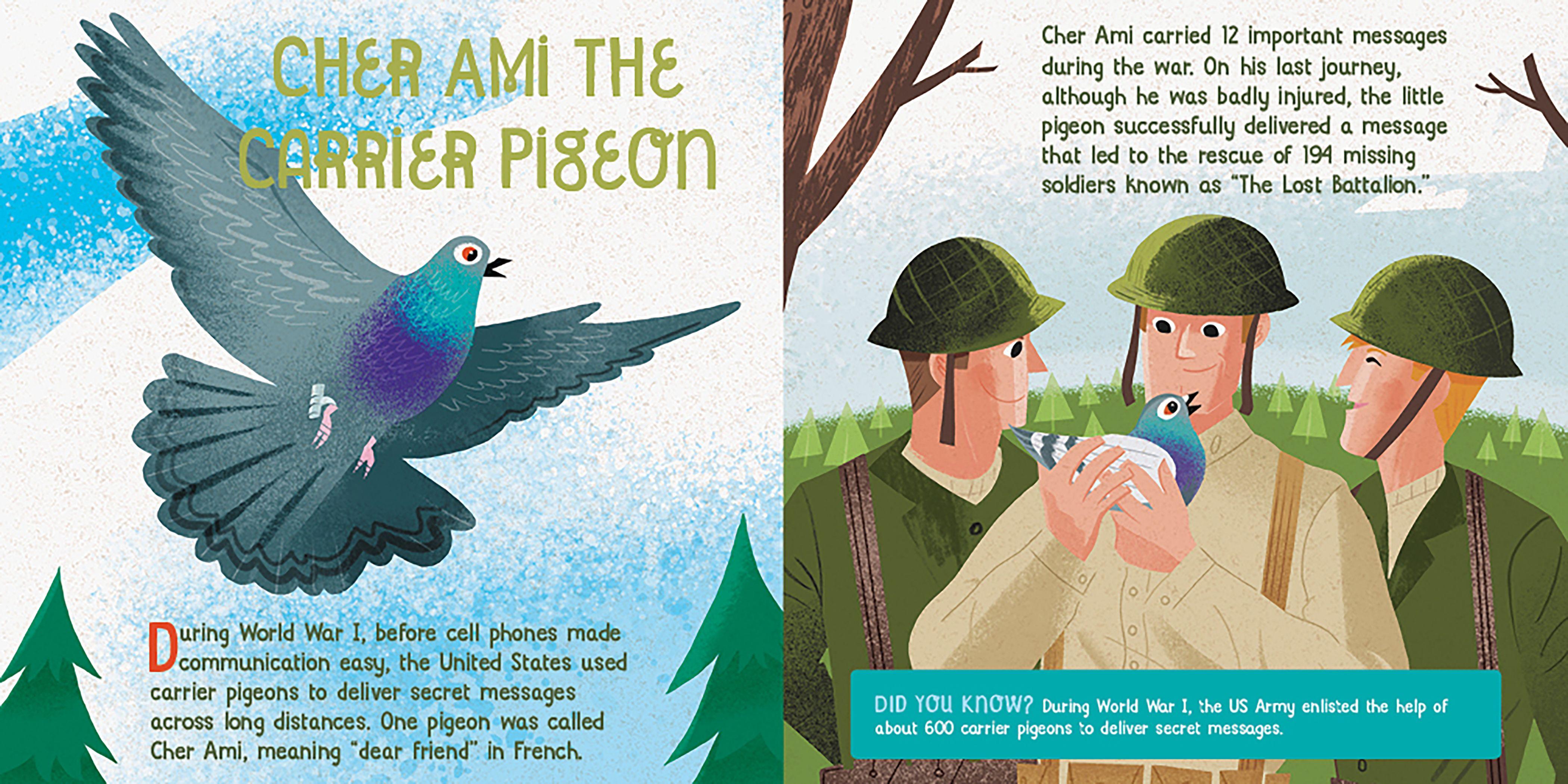 Beispielinhalt (Bild) Amazing Animals Who Changed the World