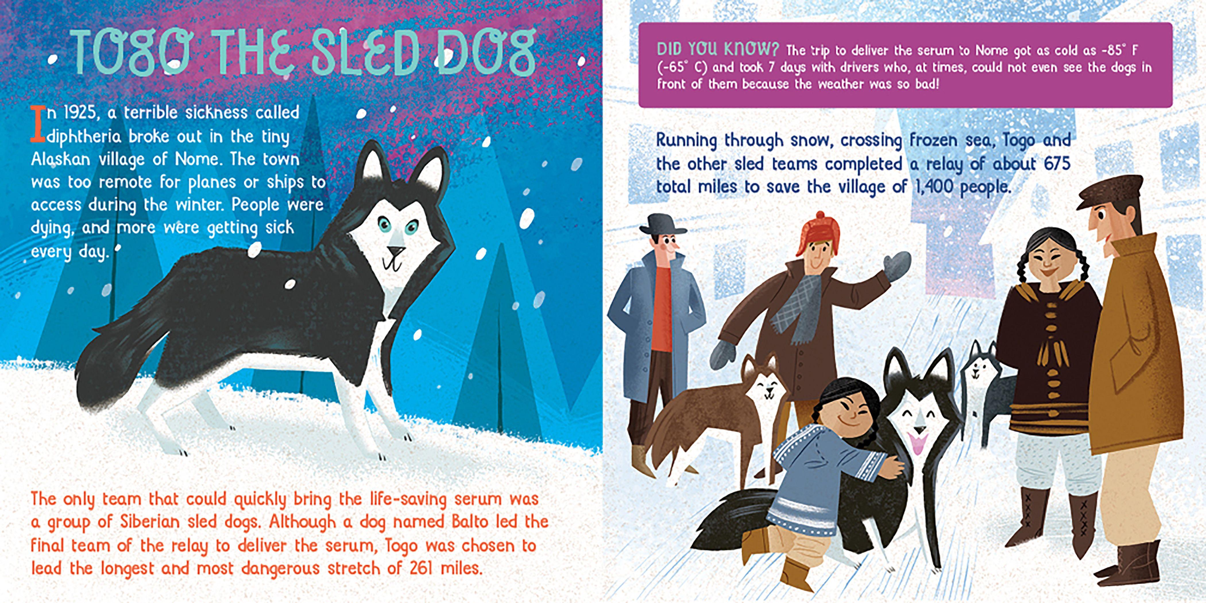 Beispielinhalt (Bild) Amazing Animals Who Changed the World