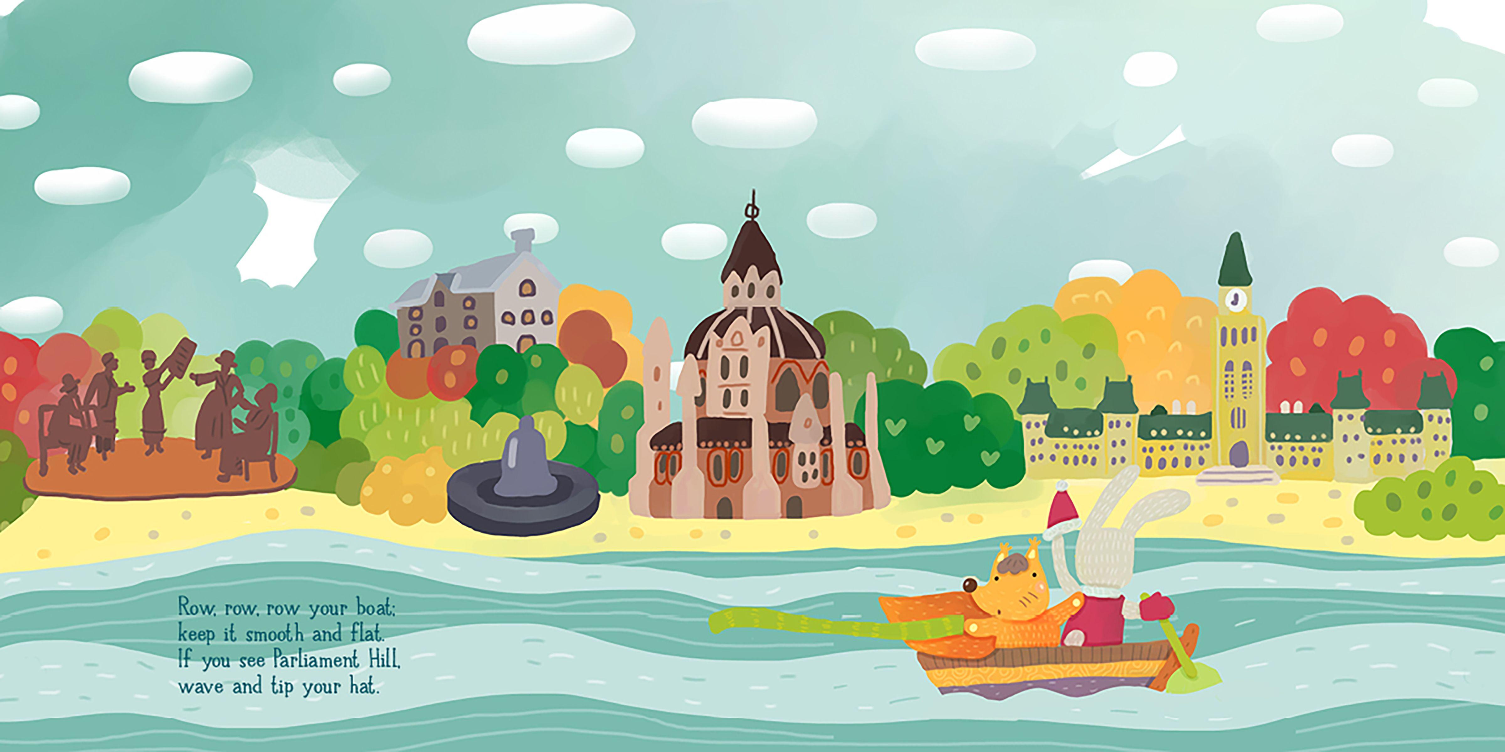 Beispielinhalt (Bild) Row, Row, Row Your Boat in Canada