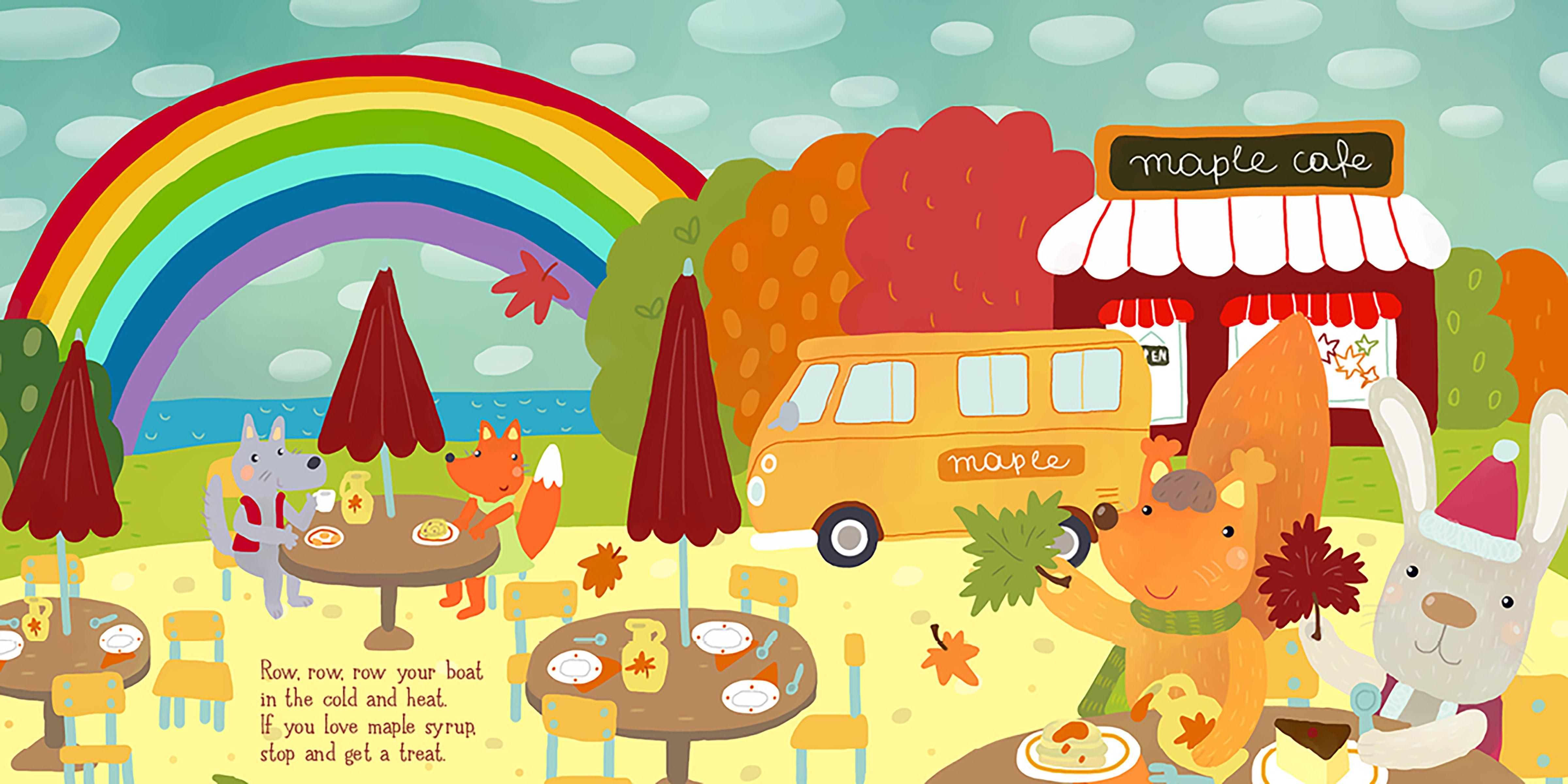 Beispielinhalt (Bild) Row, Row, Row Your Boat in Canada