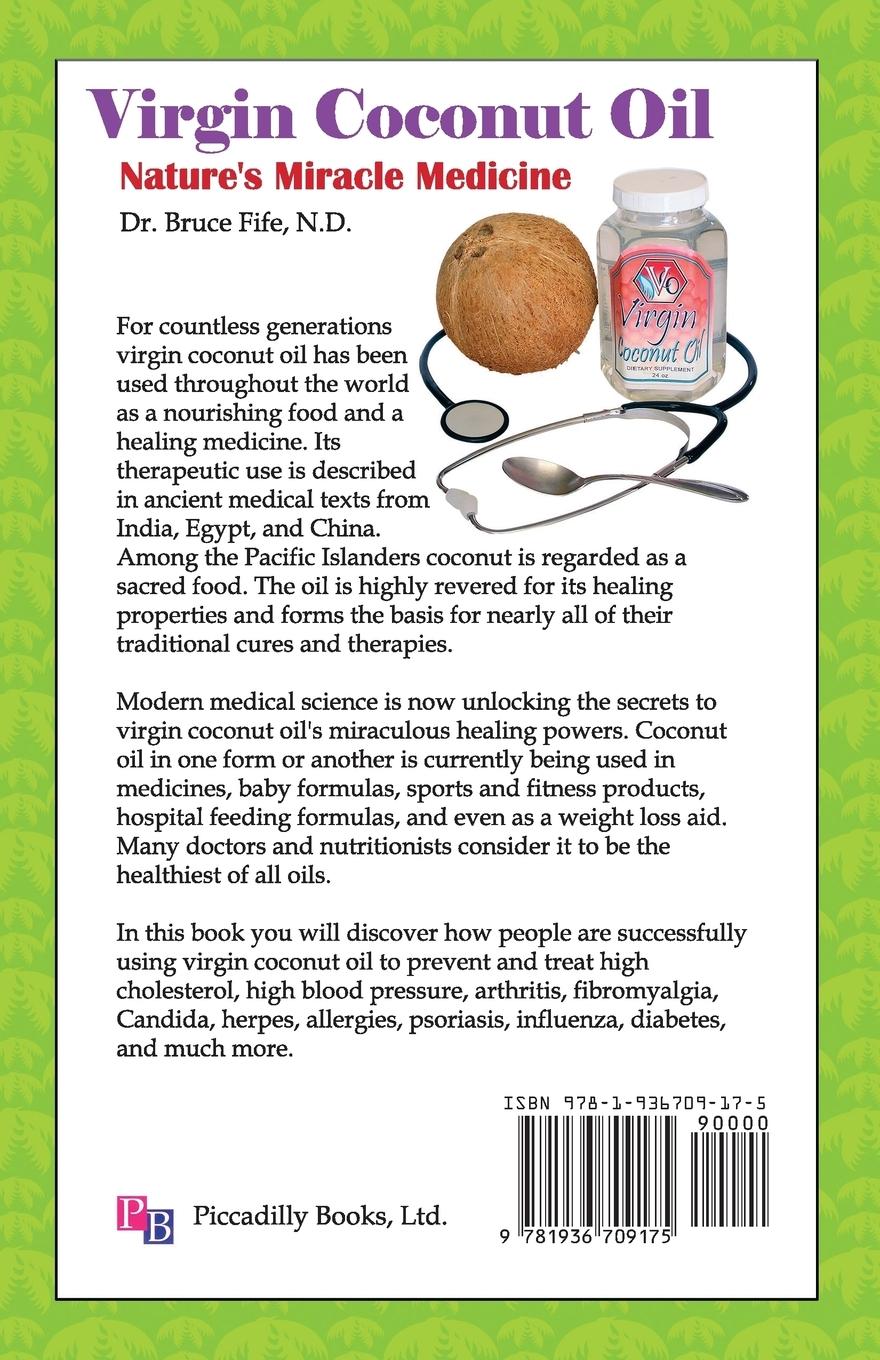 Rückseitencover Virgin Coconut Oil