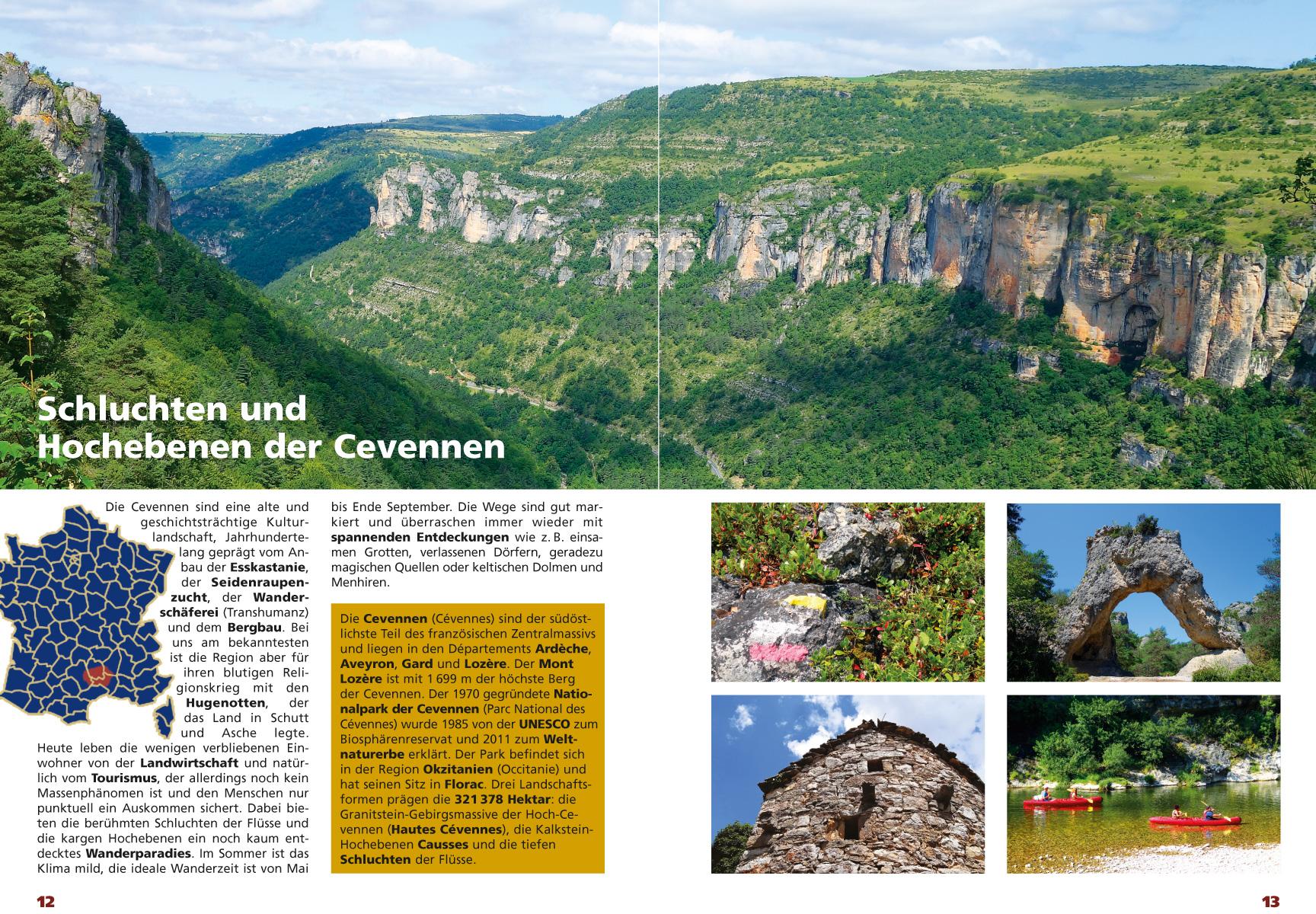 Beispielinhalt (Bild) Gorges du Tarn, Cevennen