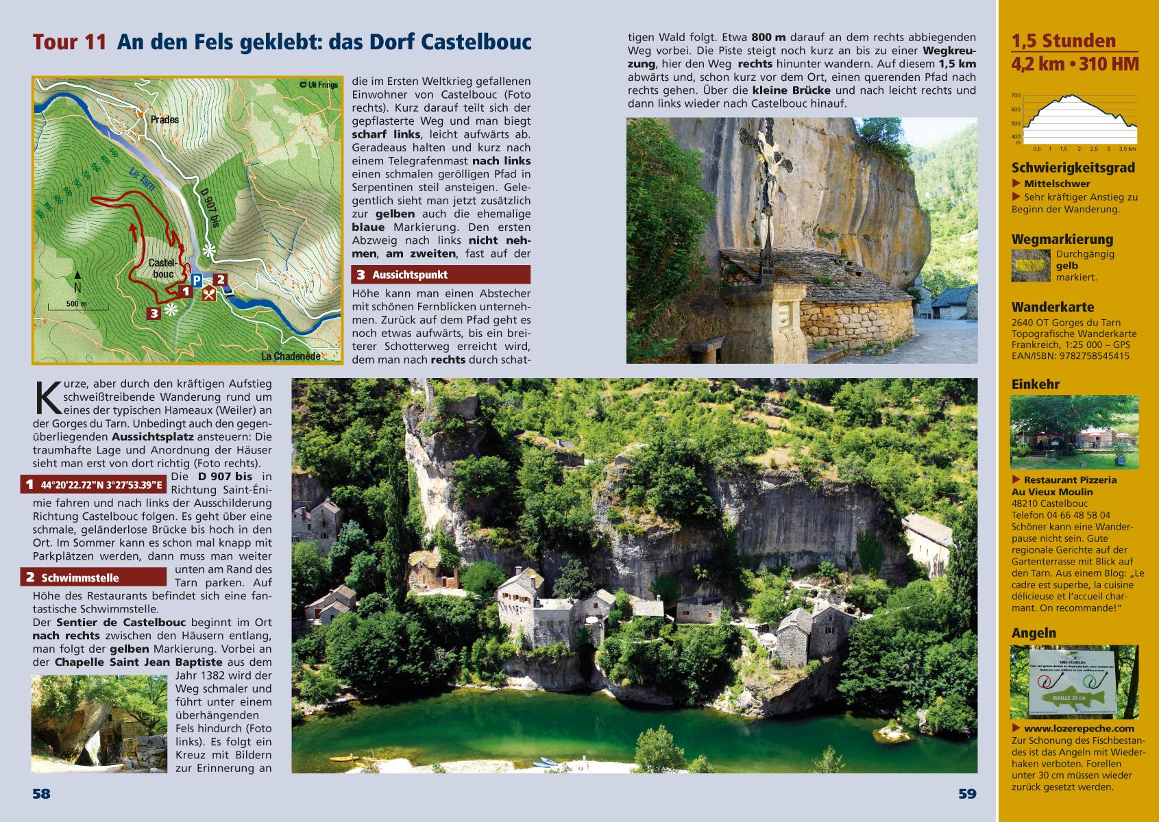 Beispielinhalt (Bild) Gorges du Tarn, Cevennen
