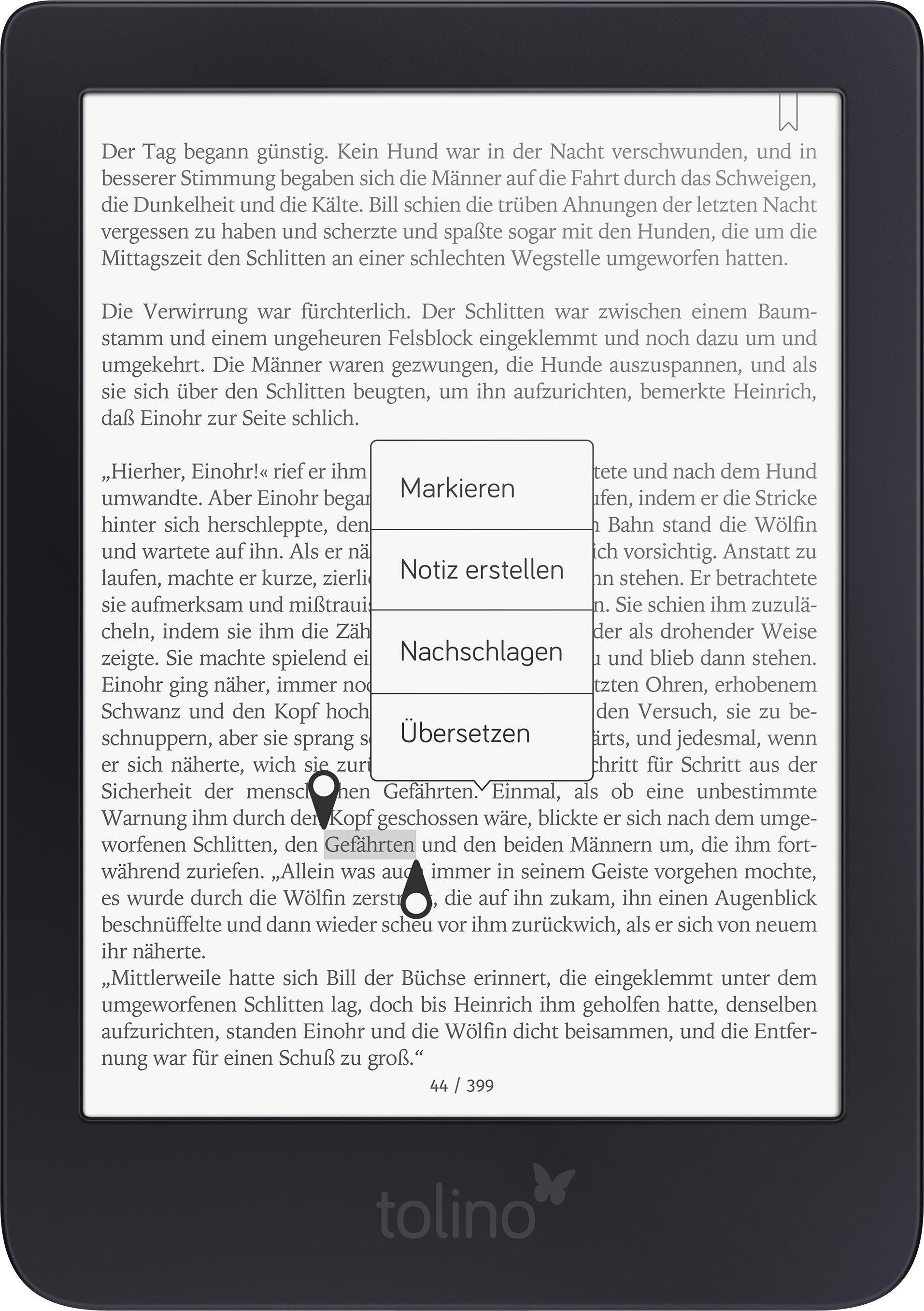 Beispielinhalt (Bild) tolino shine 3